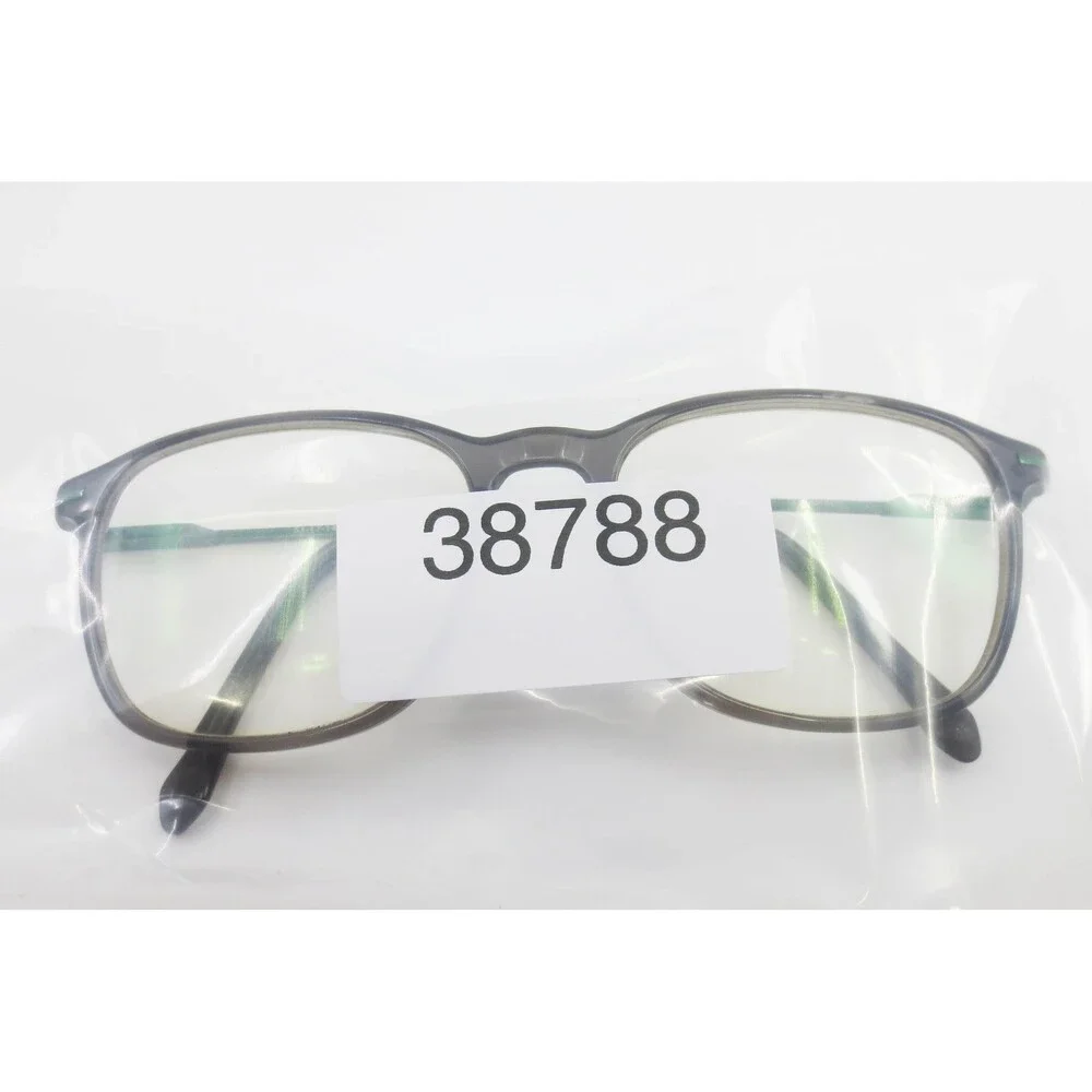 Colours by Alexander Julian Rahbee Grey Green Rectangular Eyeglasses 51-17-140